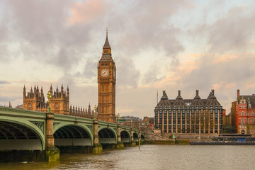 Fototapeta na wymiar Big Ben and Houses of Parliament
