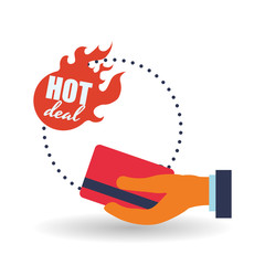 Sales and retail design. Shopping icon. White background , vector