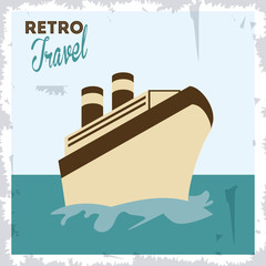 Travel design.  Tourism icon. vintage illustration. 