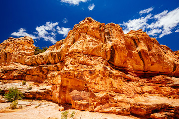 The Hickman Bridge Trail, Capital Reef National Park, Utah, USA