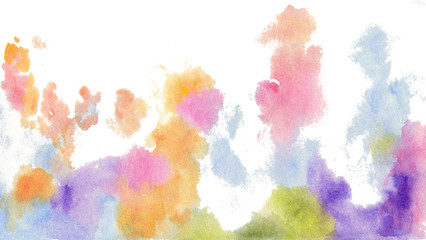 watercolor background abstract frame