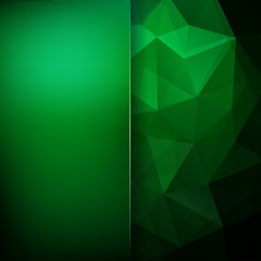 Abstract polygonal vector background.