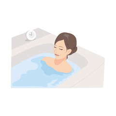入浴　女性