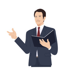 ビジネスマン　中年　イラスト