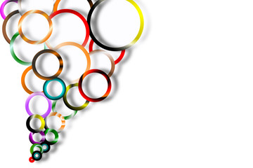 circles abstract background