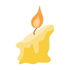 Candle isolated illustration