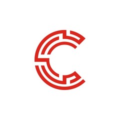 C initial logo