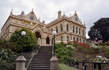 Fototapeta na wymiar Wellington Parliamentary Library Building, New Zealand