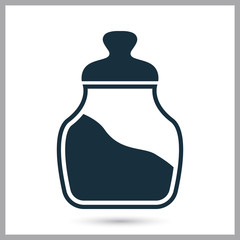 Container for bulk products icon on the background