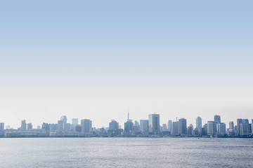 seaside city panorama