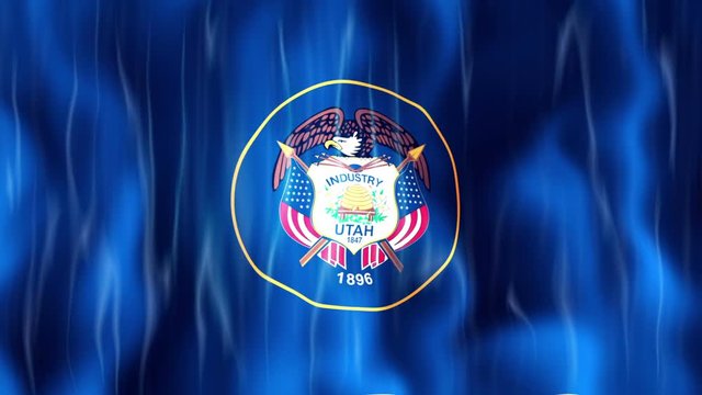 Utah State Flag Animation, 

High Quality Quicktime animation works with all Editing Programs, 