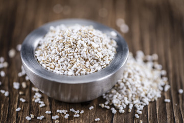Puffed Amaranth (selective focus)