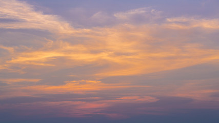 Naklejka na ściany i meble The sky in twilight time background.