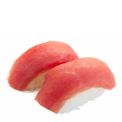 Two tuna sushi