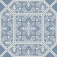 Damask seamless pattern for design.
