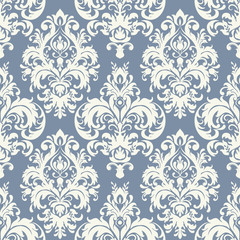 Damask seamless pattern for design.