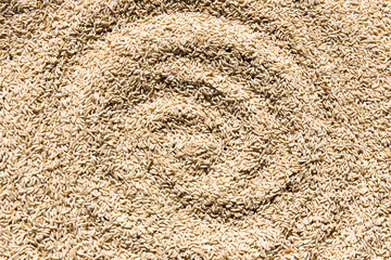 Brown rice background texture