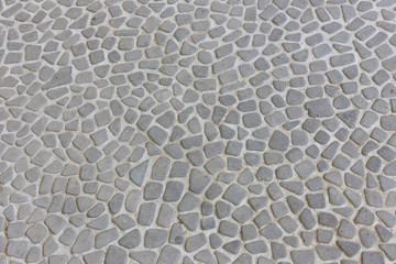 The pebble stone floors and wall, background textures