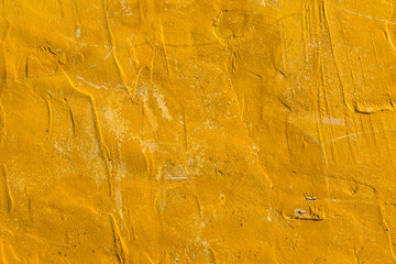 Rough texture yellow wall