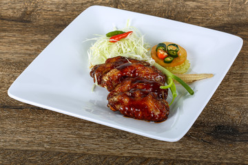 Teriyaki chicken wings