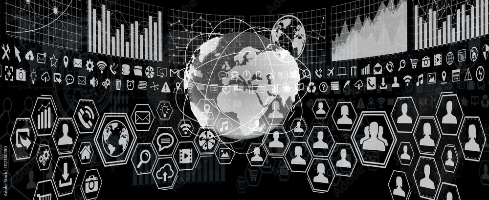 Poster digital charts and screen interface