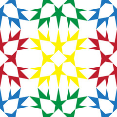 Fototapeta premium seamless background with geometric shapes
