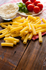 Pasta and  cherry tomatoes