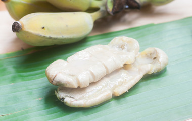Thai traditional sweet made from banana