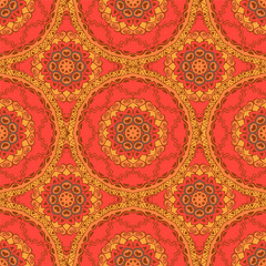 Seamless pattern. Decorative pattern in beautiful colors. Vector illustration