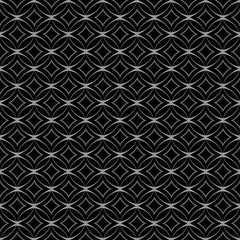 Intertwined seamless pattern with circles