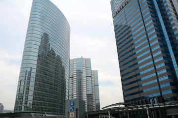 Fototapeta na wymiar Intercity Towers in Shinagawa, Tokyo, Japan
