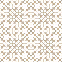 Beige seamless flower pattern in oriental styl