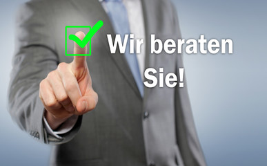 Wir beraten Sie!