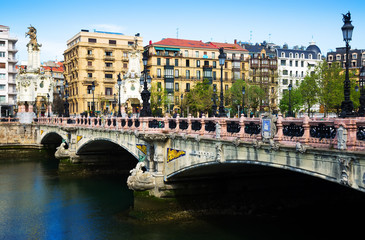  Maria Cristina bridge over Urumea river in Sant Sebastian