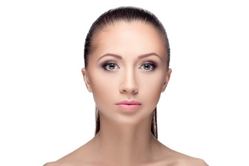 Obraz premium the woman's face with makeup