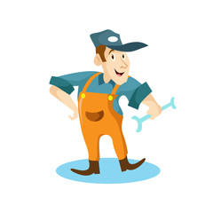 Engineer Vector Illustration