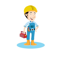 Engineer Vector Illustration