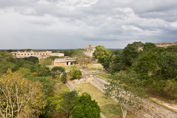 Fototapeta na wymiar Uxmal - spiritual center of Maya, Yucatan, Mexico