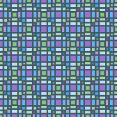 Mosaic seamless pattern. Geometric vector texture.