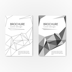 Brochure geometric background