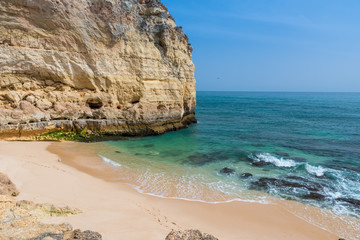 Praia do Vale de Centianes - beautiful beach of Algarve in Portugal