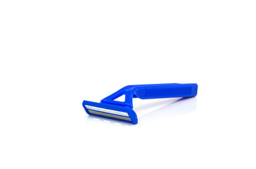 shaving razor isolated on a white background