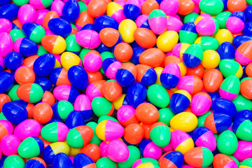 The Colorful easter eggs