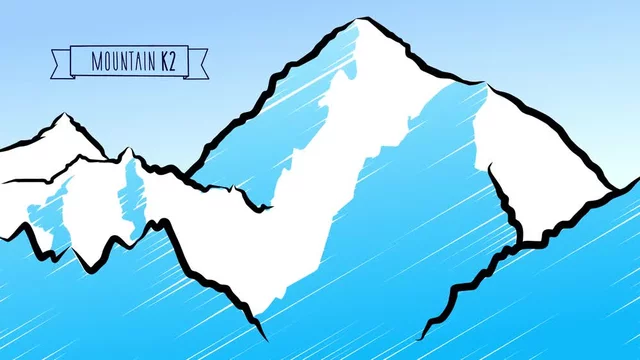 Mountain K2, Mount Godwin-Austen, Build-Up Animation, Animated Hand Drawn Sketch Stock Video | Adobe Stock Mountain K2, Mount Godwin-Austen, Build-Up Animation, Animated Hand Drawn Sketch Stock Video | Adobe Stock