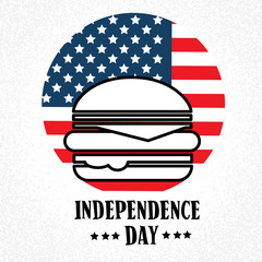 Independence Day United States American Holiday Burger