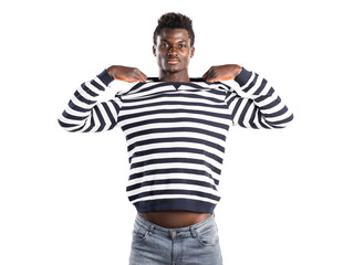 Obraz premium Handsome black man posing