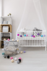 Little baby's room designed with style
