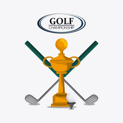 Gold design. sport icon. Colorfull illustration , vector graphic