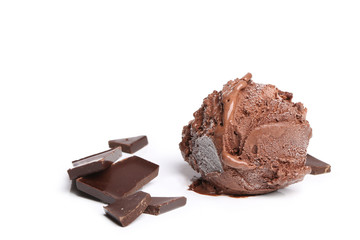 glace au chocolat