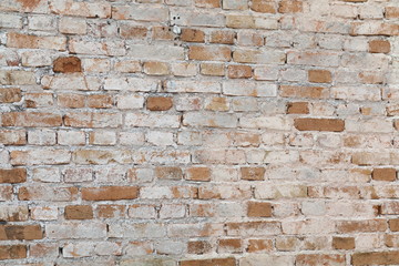 the old red brick wall